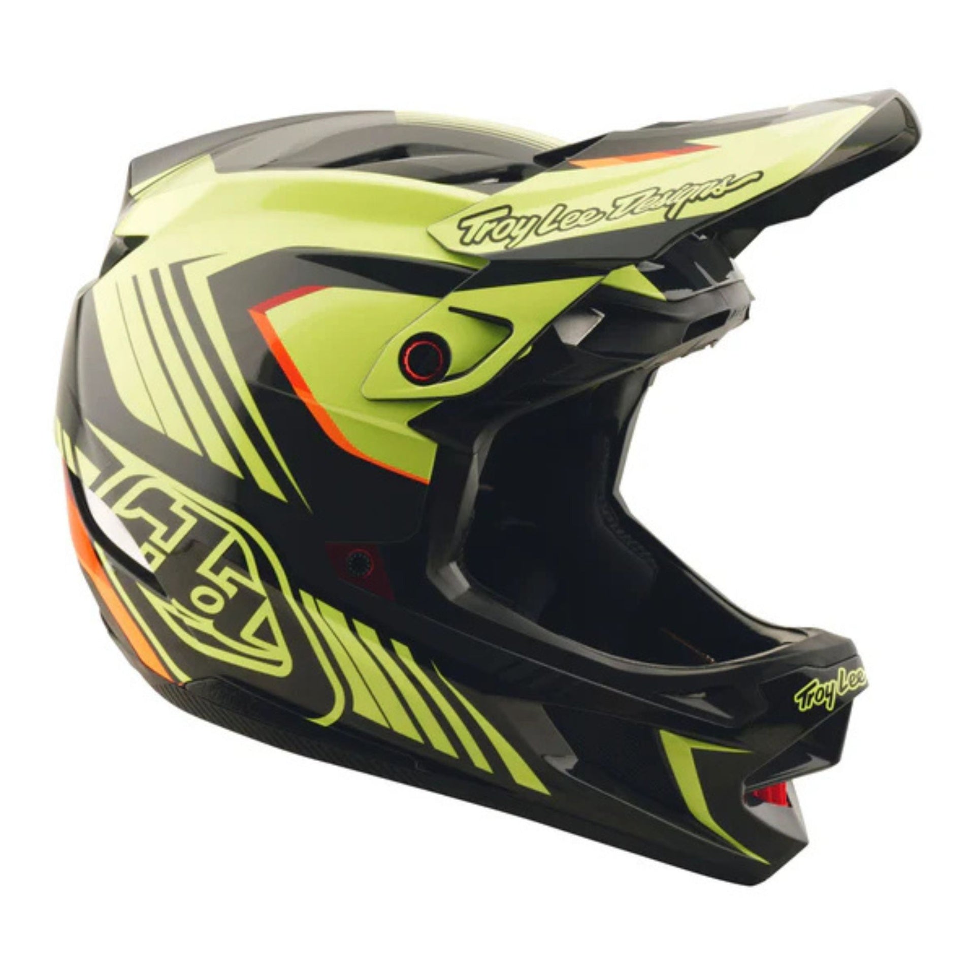 D4 Polyacrylite Helmet; Qualifer Black / Yellow